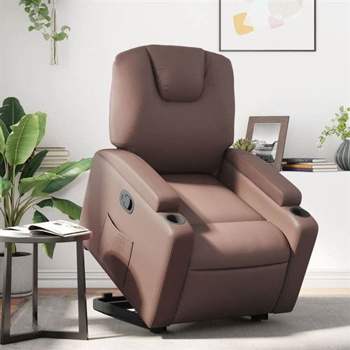 Non Communiqué Marron Vidaxl Fauteuil Réglable Similicuir