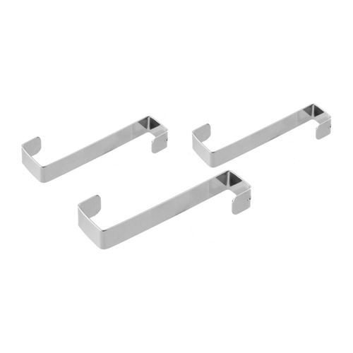 Non Communiqué Inox Lot De 3 Crochets Pour Porte Et Placard Fackelmann Tecno
