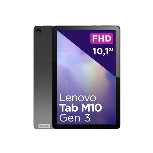 Lenovo Tab M10 (3Rd Gen) Zaae - Tablette - Android 11 Ou Versions Plus Récentes - 32 Go Emmc - 10.1" Ips (1920 X 1200) - Logement Microsd - Gris Métallisé Double Tonalité