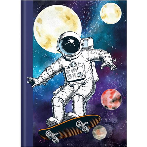 RNK Verlag Cahier 'Skateur dans l'espace', A5, à points