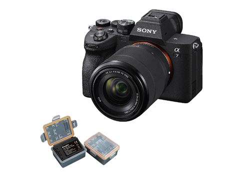 Sony Alpha A7 IV 28-70mm + Batterie Kingma 2000mAh (Sony NP-FZ100)