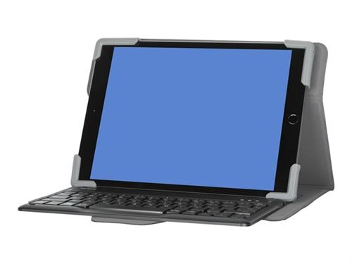 Targus Pro-Tek Universal - Clavier et étui - sans fil - Bluetooth 5.0 - QWERTY - Espagnol - noir clavier, noir étui - B2B