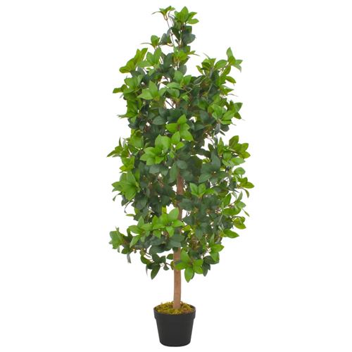 Plante artificielle avec pot Laurier Vert 120 cm Vidaxl n/a