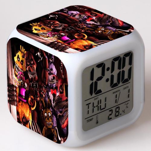 Réveil enfant LED Multifonctionnel Coloré - Five Nights at Freddy's #47