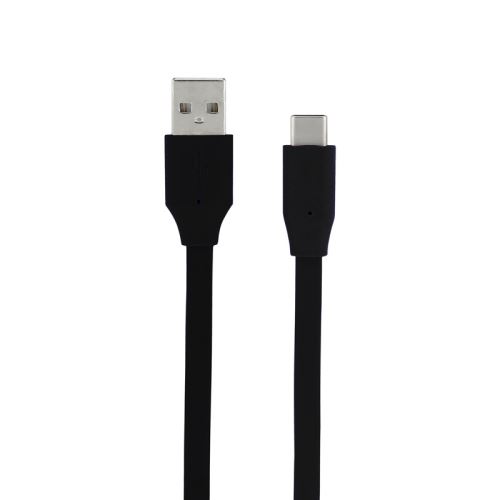 mooov Câble USB-A/USB-C plat data et charge 1 m - noir - 732057