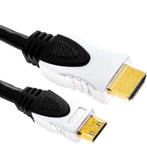 G-Shield 5m Câble Mini HDMI vers HDMI Type A à Type C Cordon Plaqués Or Full HD Vidéo TV Pour Cameras Caméscopes 5 Mètre