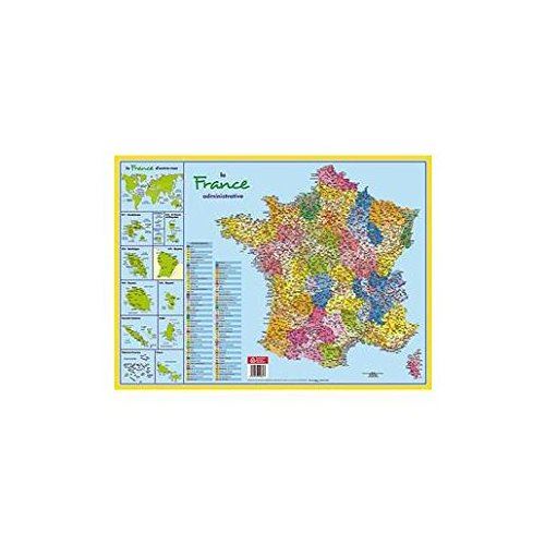CBG Sous mains CARTE de FRANCE 55x40 cm