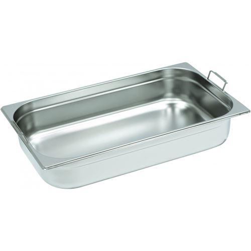 Bac Gastro à poignées GN 1/1 Inox - H 100 à 200 mm - Stalgast - 200 mm 1400 cl