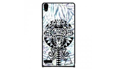 Coque rigide pour Huawei Ascend P6 avec impression Motifs maori