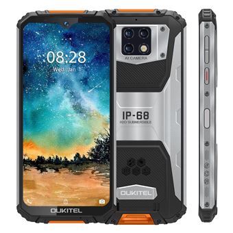 Smartphone IP68 Étanche Incassable OUKITEL WP6 128Go Écran 6.3 Octa core SONY 48MP Caméra - Orange - 1