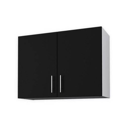 OBI Meuble haut de cuisine L 80 cm - Noir mat