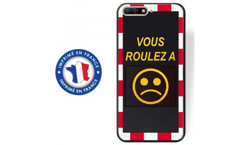 Coque souple pour Huawei Y6 (2018) avec impression Motifs panneau de contrôle de vitesse