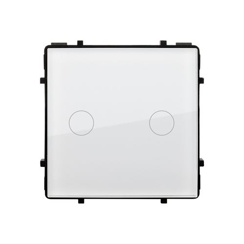 Interrupteur Tactile Double Blanc - Équipements électriques pour