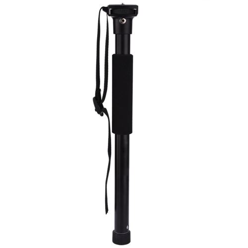 Support Rétractable de Caméra D'alliage D'aluminium de Monopode de Photographie Rétractable pour DSLR et DV, Noir, Plein