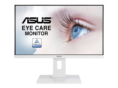 ASUS VA24DQLB-W - Écran LED - 23.8 - 1920 x 1080 Full HD (1080p) - IPS - 250 cd/m² - 1000:1 - HDMI, VGA, DisplayPort - blanc