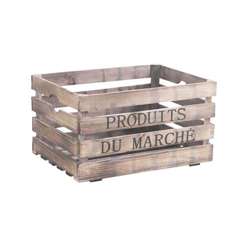 Aubry Gaspard - Caisse en bois Produits du marché