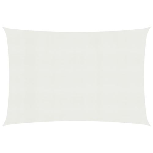 Voile d'ombrage 160 g/m² Blanc 2x3 m PEHD