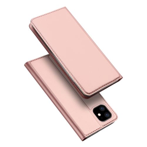 Etui en PU or rose pour votre Apple iPhone XR (2019) 6.1 pouces