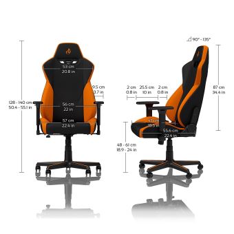 Chaise Gaming Nitro Concepts S300 Horizon Orange