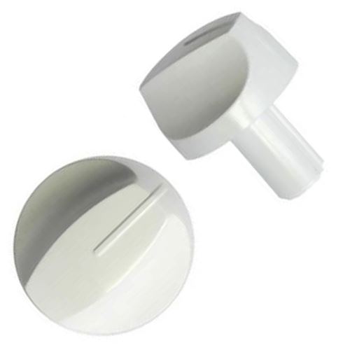 Bouton de gaz blanc pour cuisiniere electrolux - sos7145205