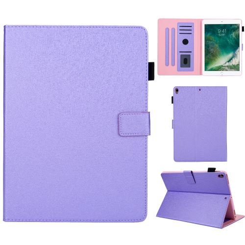 Etui en PU retourner violet avec support pour votre Apple iPad Air 10.5 (2019)