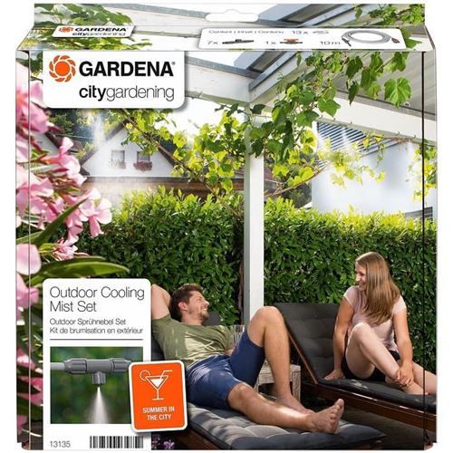 GARDENA CityGardening city gardening Kit brumisateur extérieur raccord enfichable Longueur tuyau: 10 m 13135-20