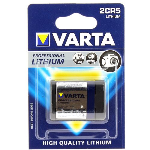 Pile 245/2cr5 6v photo pour Appareil photo Varta