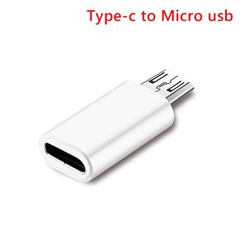 Adaptateur Micro Usb Vers Usb C Usb Type C Blanc Adaptateur Et Convertisseur Achat Prix Fnac