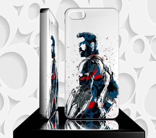 Coque Design Iphone 5S AVENGERS Captain America - Réf 76