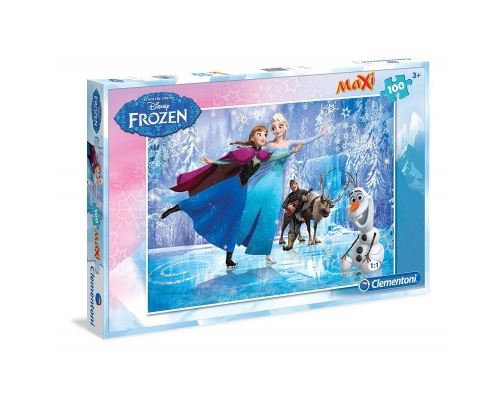 Puzzle 100 Pièces : Pièces XXL - La Reine des Neiges, Clementoni