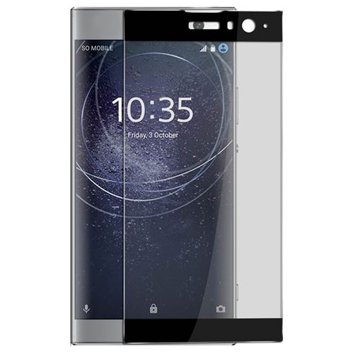 Avizar Film Xperia XA2 Protection écran intégral verre trempé anti-explosion noir
