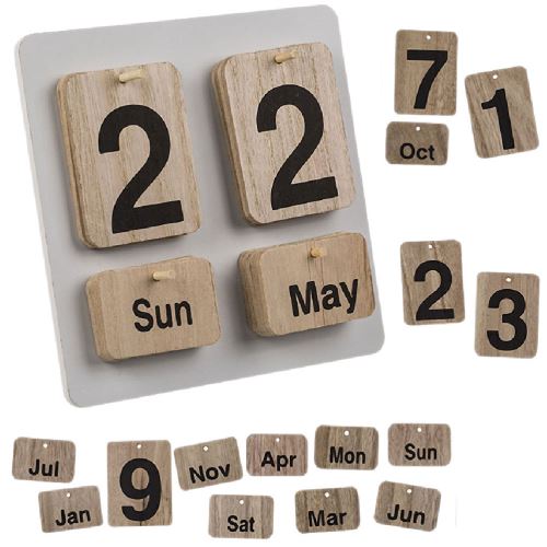 Petit Calendrier Perpétuel bois