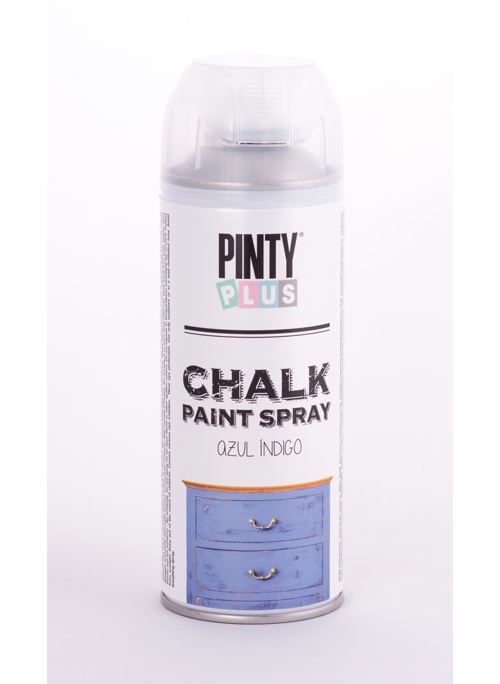 Peinture à la craie spray chalk 400ml bleu azur - pinty plus