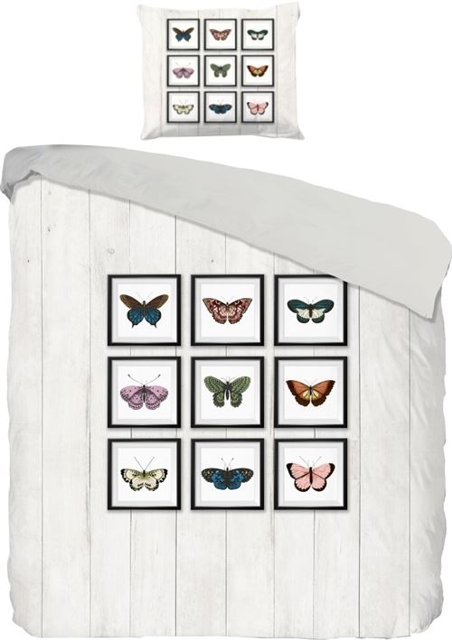 Good Morning housse de couette Jaylee 140 x 220 cm blanc