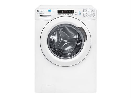 Candy Smart Cs44 1382D3/2-S - Machine À Laver - Largeur : 60 Cm - Profondeur : 46.9 Cm - Hauteur : 85 Cm - Chargement Frontal - 50 Litres - 8 Kg - 1300 Tours/Min - Blanc