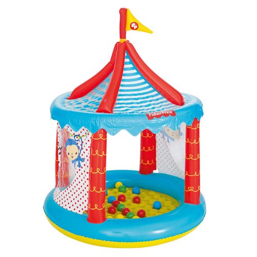 Bestway Piscine Gonflable À Boules Colorées En Forme De Cirque Jeu Enfant 93505