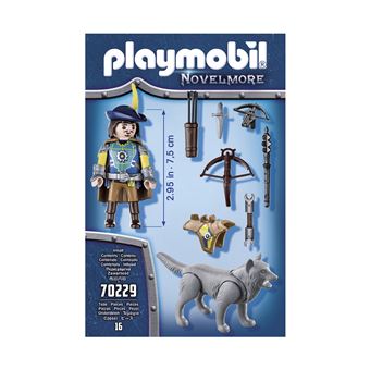 Playmobil Novelmore 70229 Arbalétrier Novelmore et loup