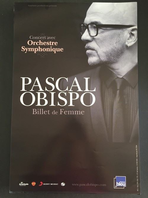 Pascal OBISPO - 40x60 cm - AFFICHE / POSTER