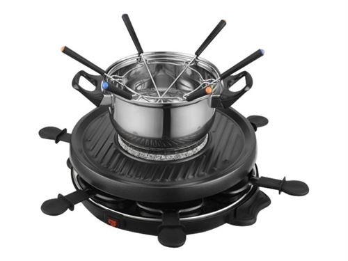 Kalorik TKG RAC 1010 FO - raclette/fondue/gril/pierre à griller