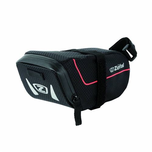 Sacoche de selle velo zefal zlight pack m 0.9l noir-gris fixation velcro