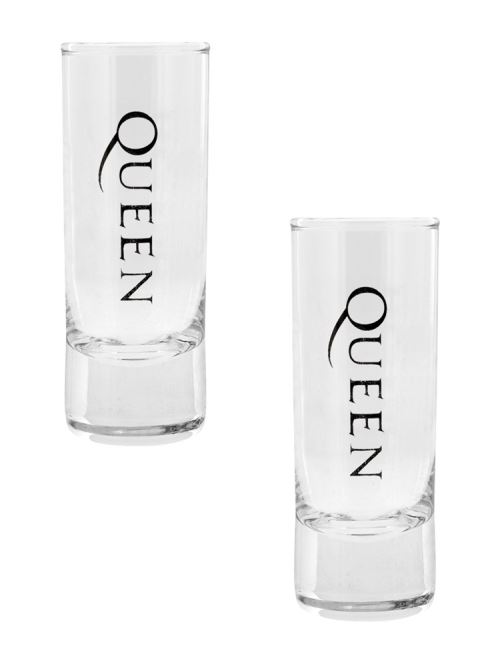 Queen Set 2 verres à shot Crest Set