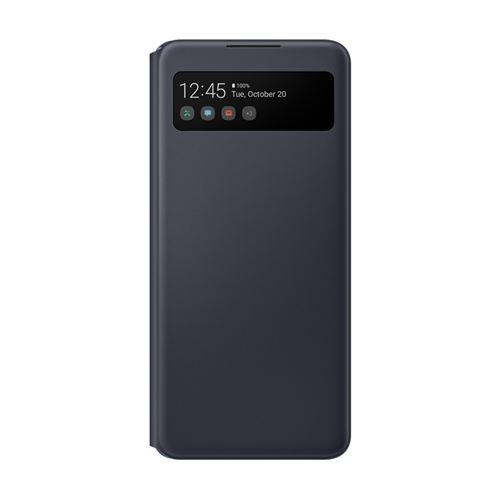 Samsung S View Wallet Cover EF-EA426 - Flip cover voor mobiele telefoon - zwart - voor Galaxy A42 5G