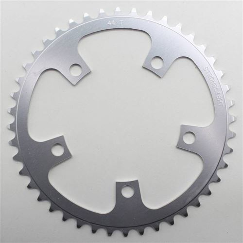 Plateau route 5bra 44dts d.110 compact interieur dural argent stronglight type shimano