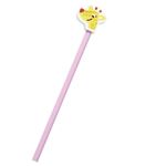 Crayon À Papier Avec Gomme Girafe - Rose - Draeger Paris