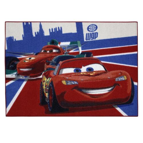 Tapis enfant Cars 133 x 95 cm Disney Queen - guizmax