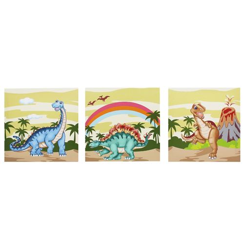 Fantasy Fields Art de Mur Dinosaur Kingdom Multicolore