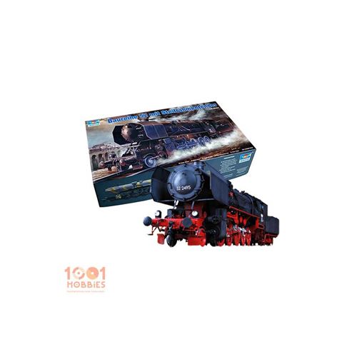 Loco À vapeur blindée Kriegslocomotive BR-52 avec Steifrahmentender (voir CMF35066 CMF35067 et CMF35068 pour figurines