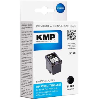 KMP H178 - 12.9 ml - noir - compatible - cartouche d'encre - pour HP ENVY Photo 62XX, Photo 71XX, Photo 78XX; ENVY Inspire 72XX, 79XX; Tango - 1
