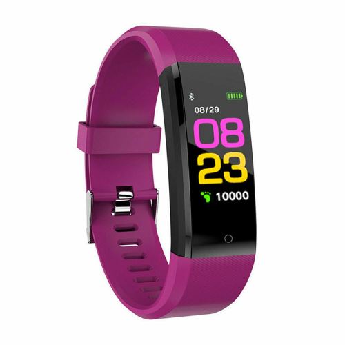 SHOP-STORY - Bracelet Montre connectée Tracker d’activités - Violet