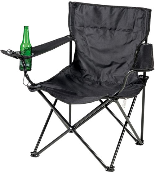 Happy People chaise pliante noire 54 x 55 x 80 cm